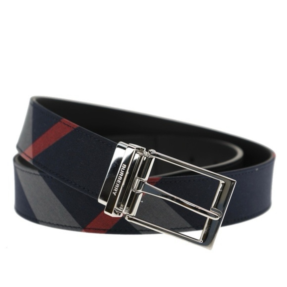 Burberry Classic check men reversible leather belt new with tags